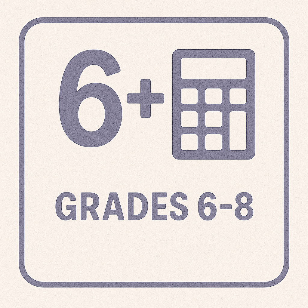 Grades 6–8