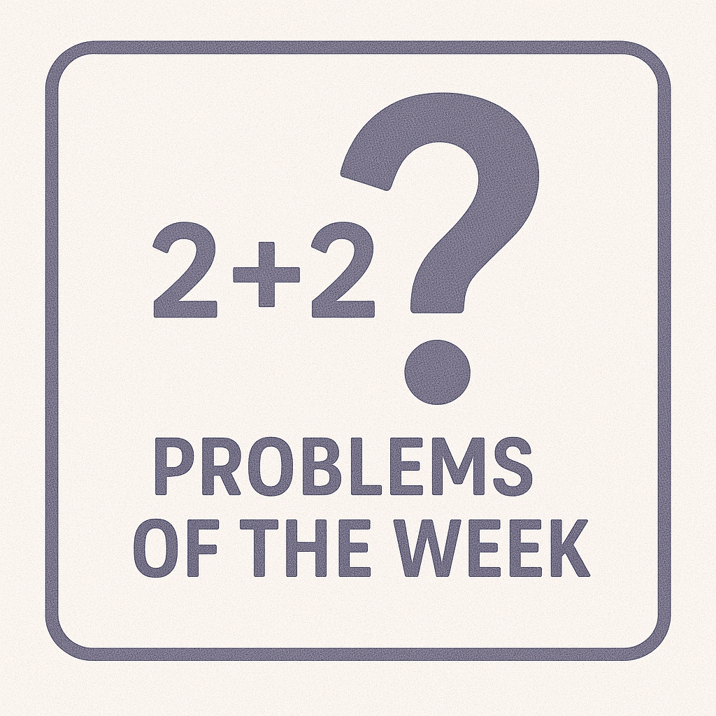 Problems of the Week
